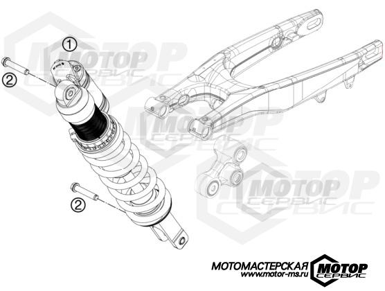 KTM MX 450 SX-F 2012 SHOCK ABSORBER
