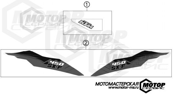 KTM MX 450 SX-F 2012 DECAL