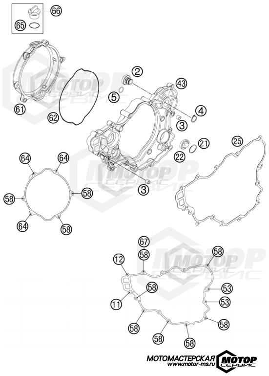 KTM MX 250 SX-F Roczen Replica 2012 CLUTCH COVER