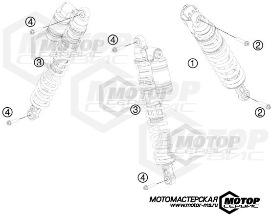 KTM MX 505 SX ATV 2012 MONOSHOCK