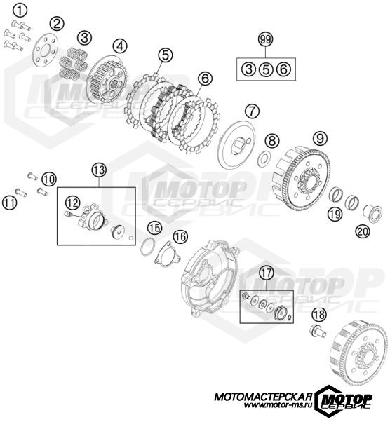 KTM MX 65 SX 2012 CLUTCH