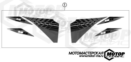 KTM MX 50 SX 2012 DECAL