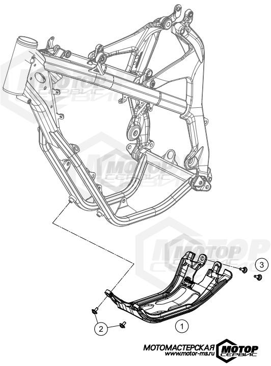 KTM Freeride 350 2012 ENGINE GUARD