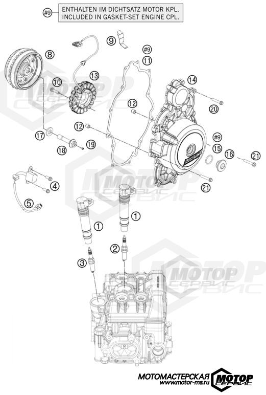 KTM Supersport RC8 R Track 2011 IGNITION SYSTEM