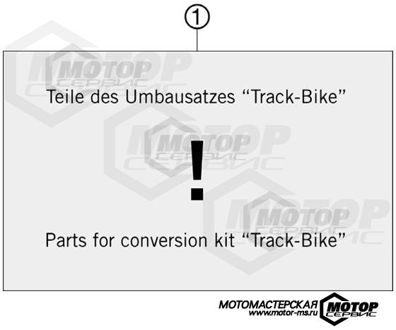 KTM Supersport RC8 R Track 2011 CONVERSION KIT "TACK-BIKE"