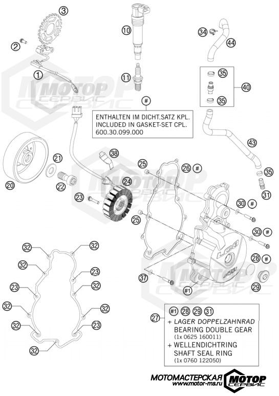 KTM Supermoto 990 Supermoto R 2011 IGNITION SYSTEM