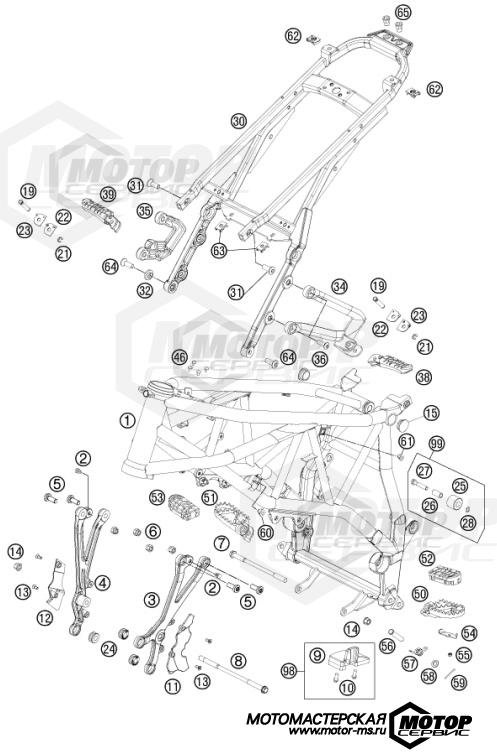 KTM Supermoto 990 Supermoto R 2011 FRAME