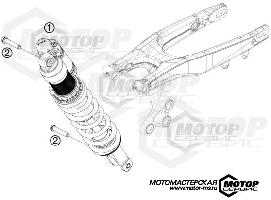 KTM MX 450 SX-F 2011 SHOCK ABSORBER