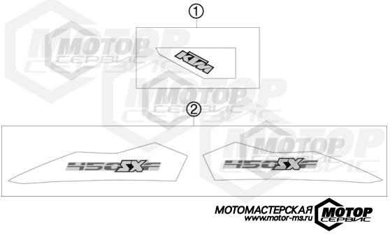 KTM MX 450 SX-F 2011 DECAL