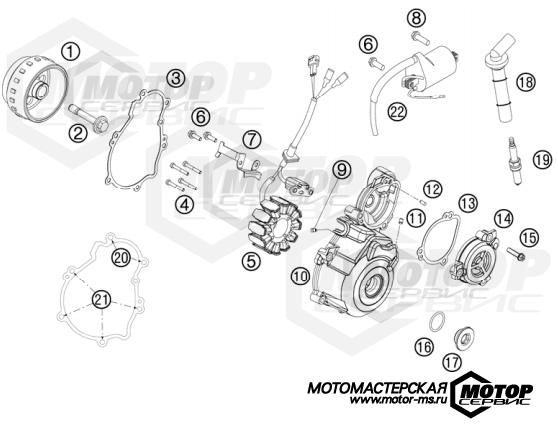 KTM MX 350 SX-F 2011 IGNITION SYSTEM