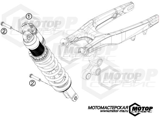 KTM MX 250 SX-F Musquin Replica 2011 SHOCK ABSORBER