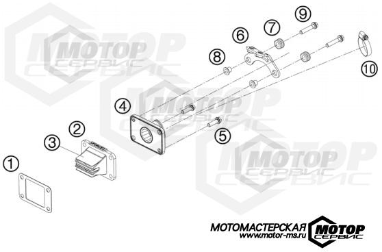 KTM MX 50 SX 2011 REED VALVE CASE
