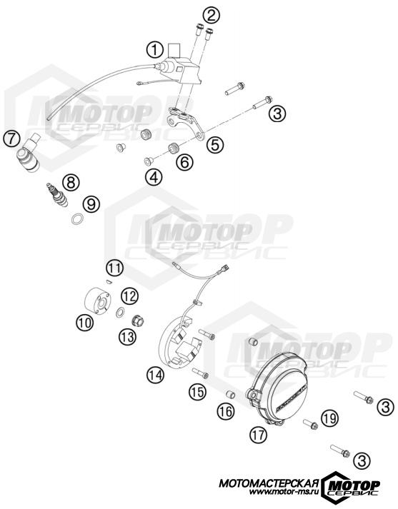 KTM MX 50 SX 2011 IGNITION SYSTEM