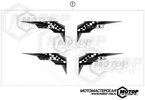 KTM MX 50 SX Mini 2011 DECAL