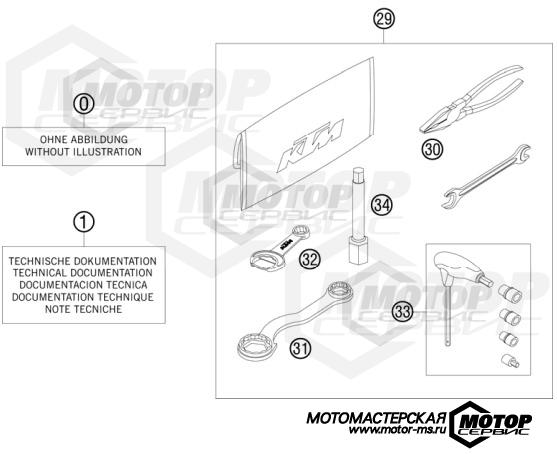 KTM Enduro 250 EXC-F Factory Edition 2011 ACCESSORIES KIT