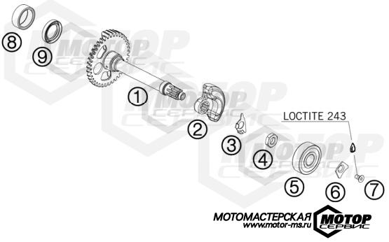 KTM Enduro 530 EXC Factory Edition 2011 BALANCER SHAFT