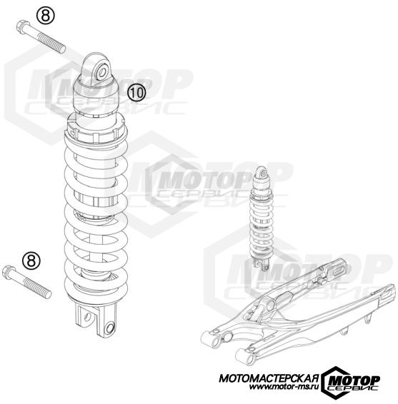 KTM Enduro 530 EXC Factory Edition 2011 SHOCK ABSORBER