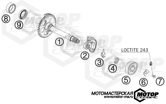 KTM Enduro 450 EXC Six Days 2011 BALANCER SHAFT