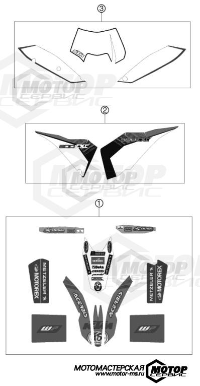 KTM Enduro 300 EXC Factory Edition 2011 DECAL