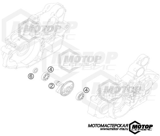 KTM Enduro 525 XC ATV 2011 BALANCER SHAFT