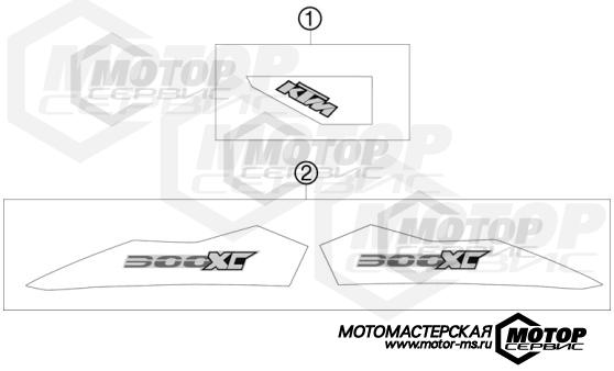 KTM Enduro 300 XC 2011 DECAL