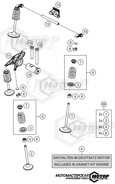 KTM Travel 690 Enduro R 2020 VALVE DRIVE KTM Travel 690 Enduro R 2020 VALVE DRIVE