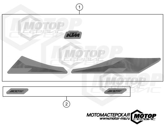 KTM Enduro 300 EXC TPI 2020 DECAL