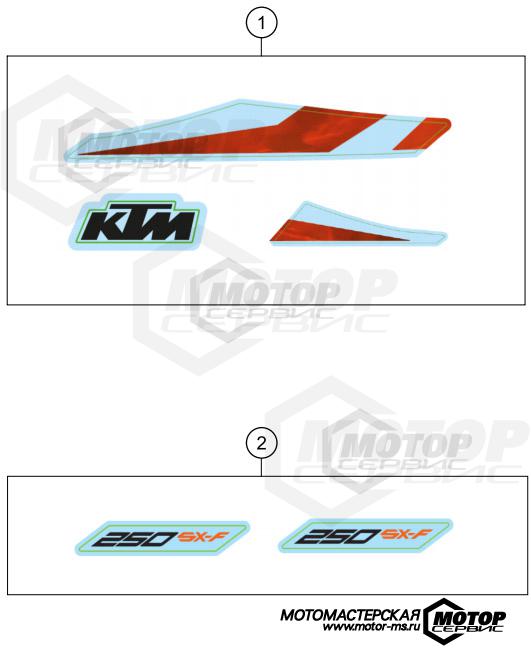 KTM MX 250 SX-F 2020 DECAL