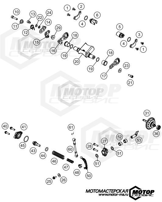 KTM MX 250 SX 2020 EXHAUST CONTROL
