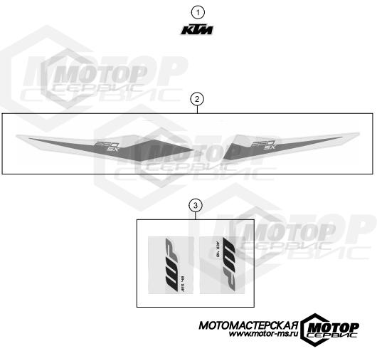 KTM MX 250 SX 2020 DECAL