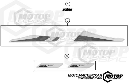 KTM MX 150 SX 2020 DECAL