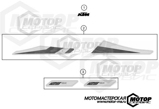 KTM MX 125 SX 2020 DECAL