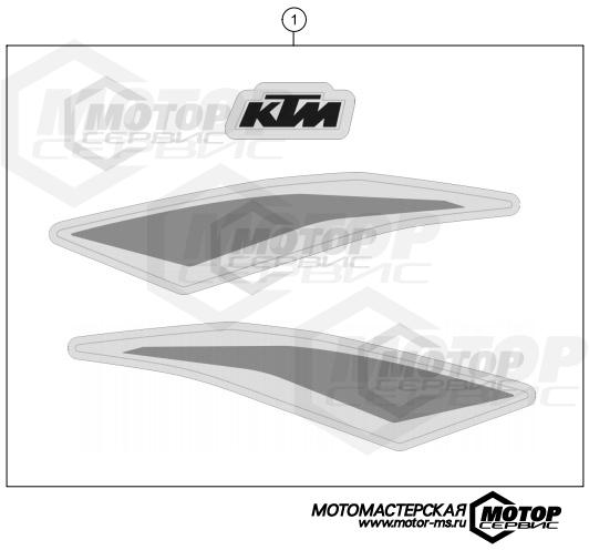 KTM MX 85 SX 17/14 2020 DECAL