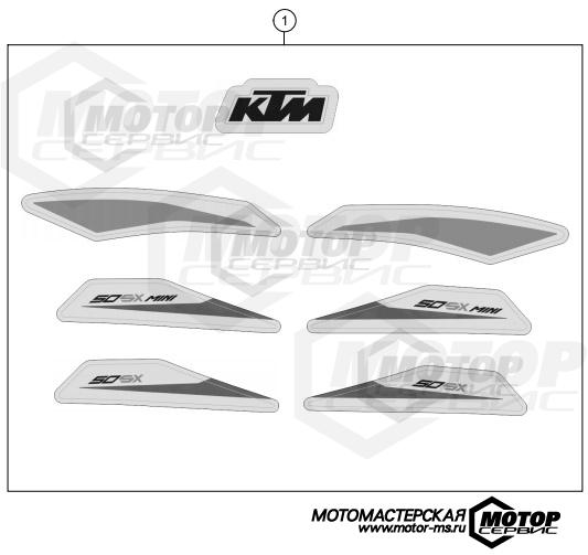 KTM MX 50 SX Mini 2020 DECAL