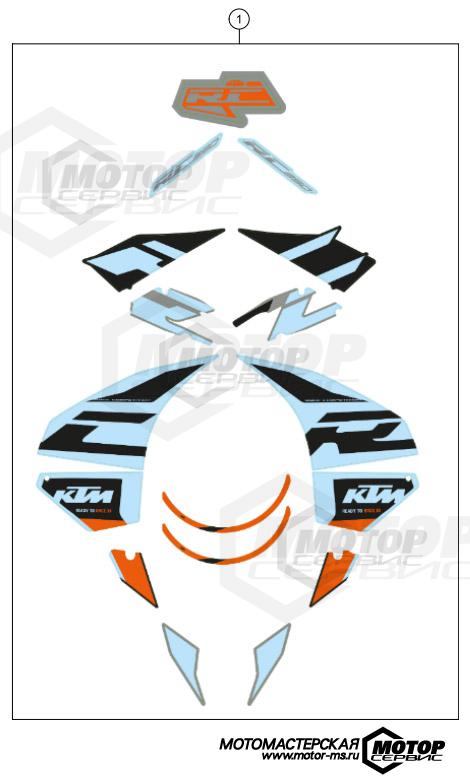 KTM Supersport RC 390 B.D. 2020 DECAL
