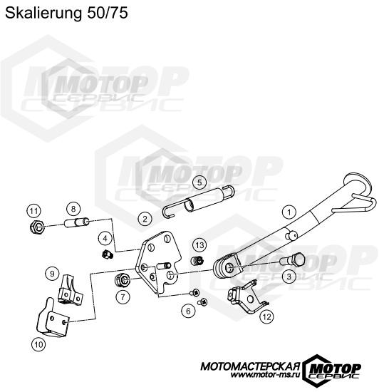 KTM Supersport RC 200 B.D. w/o ABS 2020 SIDE / CENTER STAND