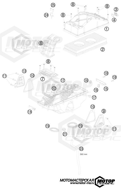 KTM Supermoto 990 Supermoto T Limited Edition 2010 AIR BOX