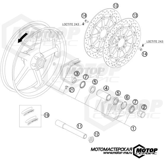 KTM Supermoto 990 Supermoto T Limited Edition 2010 FRONT WHEEL