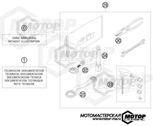 KTM Enduro 400 EXC 2010 ACCESSORIES KIT