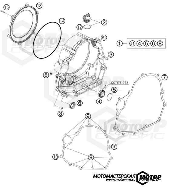 KTM Travel 690 Rally Factory Replica 2010 CLUTCH COVER