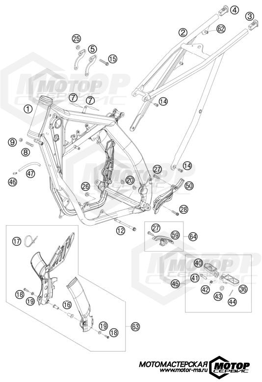 KTM MX 250 SX 2010 FRAME