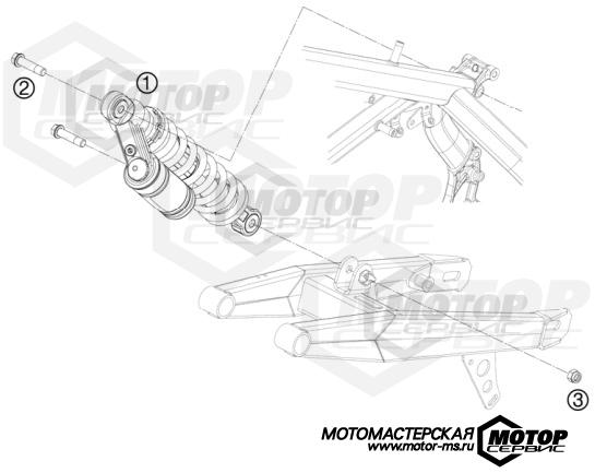 KTM MX 65 SX 2010 SHOCK ABSORBER