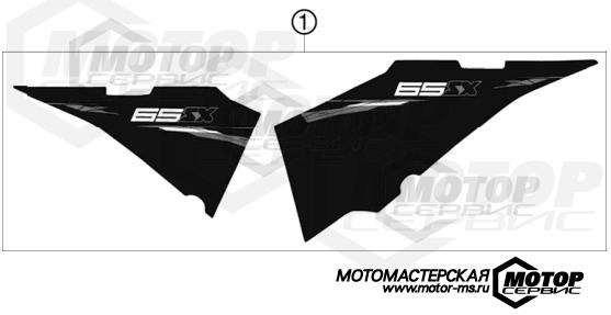 KTM MX 65 SX 2010 DECAL