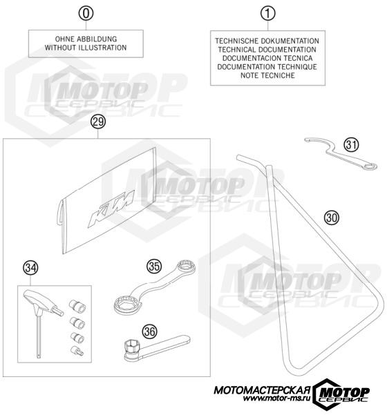KTM MX 65 SX 2010 ACCESSORIES KIT