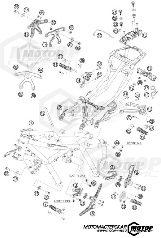 KTM Supersport 1190 RC8 R 2009 FRAME