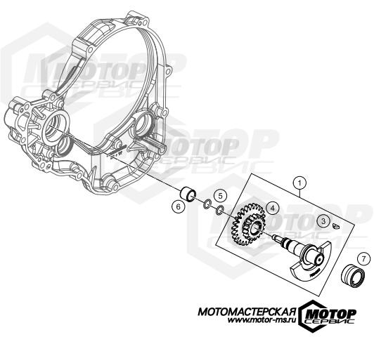KTM MX 250 SX-F 2021 BALANCER SHAFT