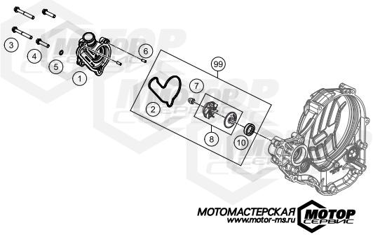 KTM MX 250 SX-F 2021 WATER PUMP