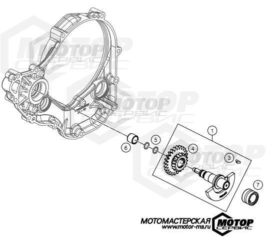 KTM MX 250 SX-F Troy Lee Design 2021 BALANCER SHAFT