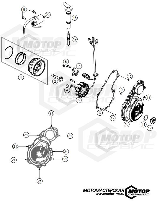 KTM MX 250 SX-F Troy Lee Design 2021 IGNITION SYSTEM