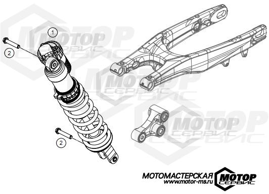 KTM MX 250 SX-F Troy Lee Design 2021 SHOCK ABSORBER
